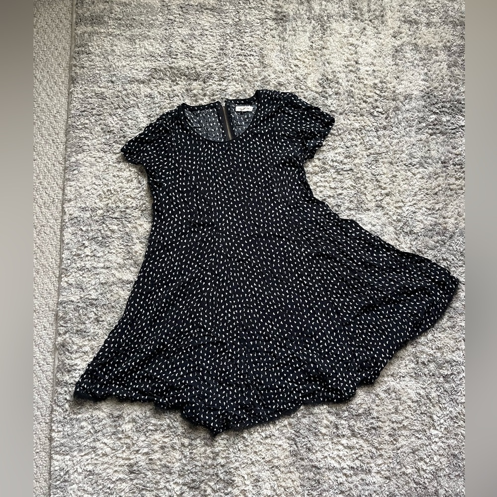 Spotted black dress